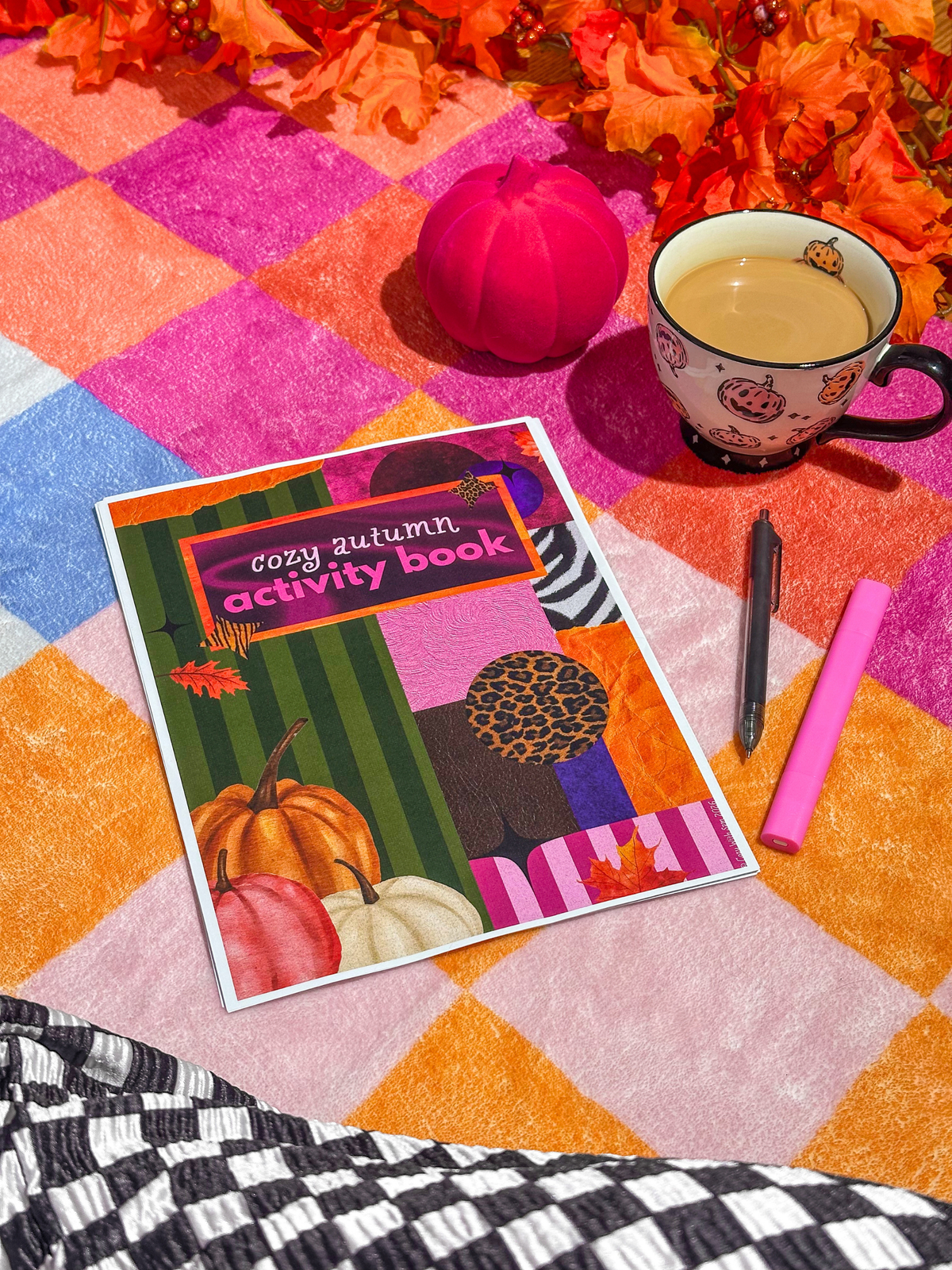 Cozy Autumn Activity Book | Printable Fall Bucket List & Activity Journal (Digital Download)