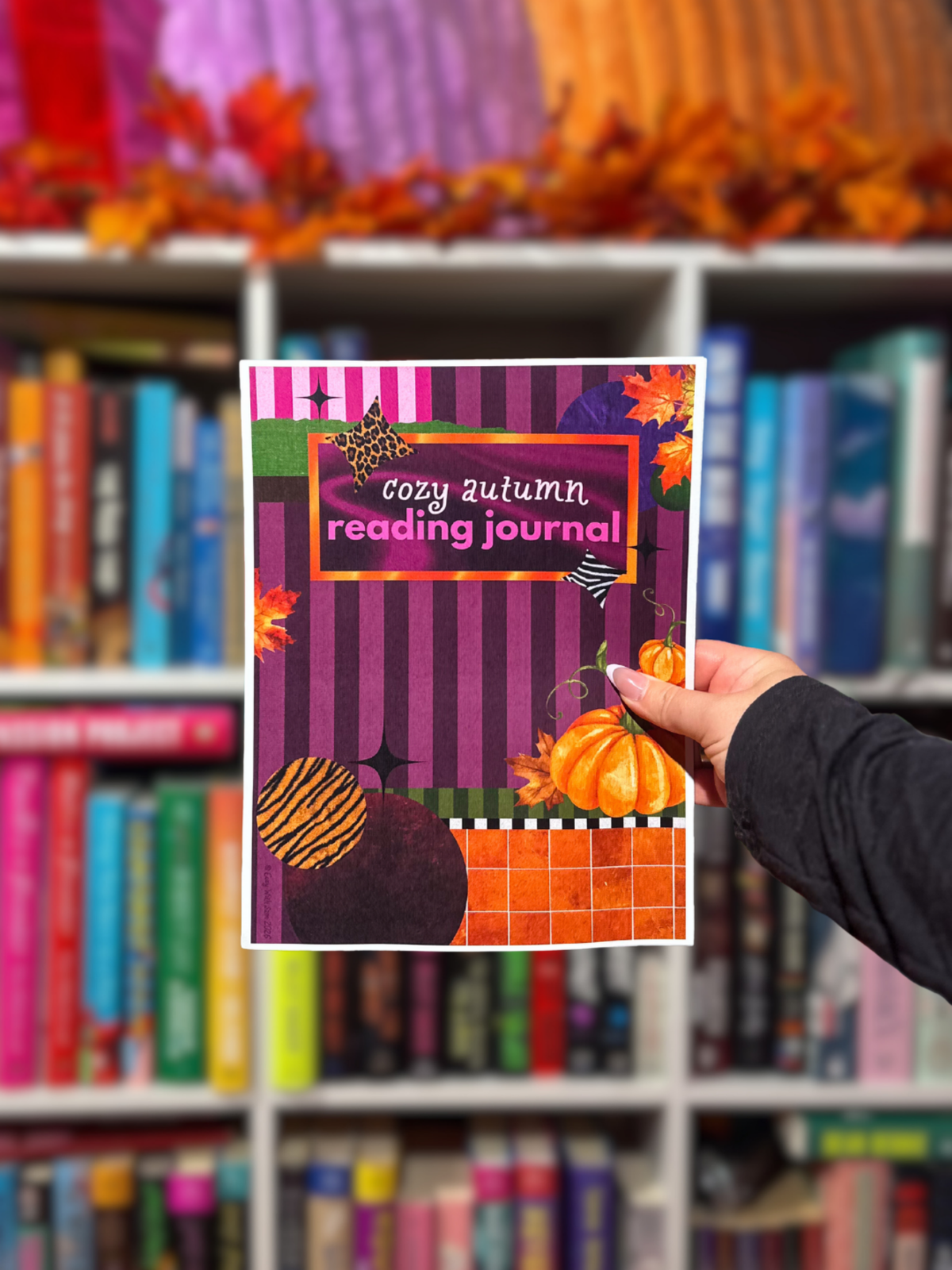 Cozy Autumn Reading Journal | Printable Fall Reading Tracker (Digital Download)